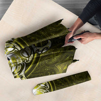 New Zealand Matariki Hiwaiterangi Umbrella Maori Moko Yellow Galaxy