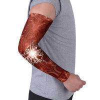 New Zealand Matariki Pohutukawa Arm Sleeves Maori Moko Red Galaxy LT05 - Polynesian Pride
