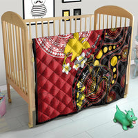 Papua New Guinea And Australia Aboriginal Quilt Bird Of Paradise And Kangaroo Together LT05 - Polynesian Pride