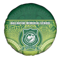 Ballantine Memorial School Spare Tire Cover With Fijian Tapa Pattern