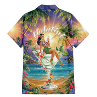 Aloha Hawaii Family Matching Mermaid Dress and Hawaiian Shirt Hula Martini Tropical Vibes - Polynesian Pride
