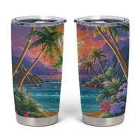 Aloha Hawaii Tumbler Cup Hula Martini Tropical Vibes - Polynesian Pride