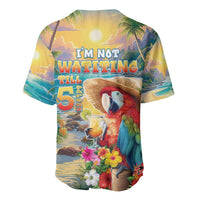 Hawaii Parrot Baseball Jersey Im Not Waiting Till 5 Oclock