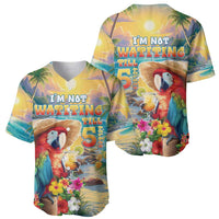 Hawaii Parrot Baseball Jersey Im Not Waiting Till 5 Oclock