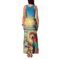 Hawaii Parrot Family Matching Tank Maxi Dress and Hawaiian Shirt Im Not Waiting Till 5 Oclock - Polynesian Pride