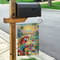 Hawaii Parrot Garden Flag Im Not Waiting Till 5 Oclock