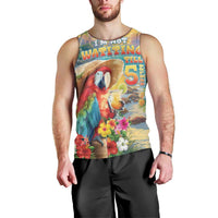 Hawaii Parrot Men Tank Top Im Not Waiting Till 5 Oclock - Polynesian Pride