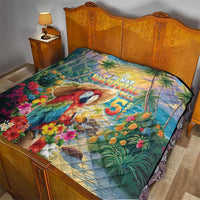 Hawaii Parrot Quilt Im Not Waiting Till 5 Oclock