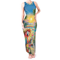 Hawaii Parrot Tank Maxi Dress Im Not Waiting Till 5 Oclock