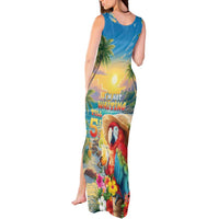 Hawaii Parrot Tank Maxi Dress Im Not Waiting Till 5 Oclock