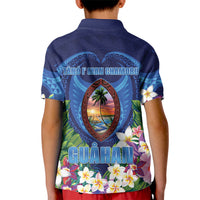 Guam Liberation Day Kid Polo Shirt Pas Para I Chamoru LT05 - Polynesian Pride