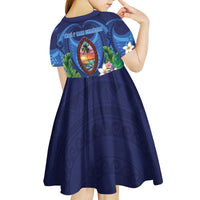 Guam Liberation Day Kid Short Sleeve Dress Pas Para I Chamoru LT05 - Polynesian Pride