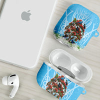 New Zealand Birds Christmas AirPods Case Pohutukawa Xmas Tree LT05 - Polynesian Pride