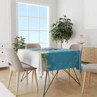 New Zealand Birds Christmas Tablecloth Pohutukawa Xmas Tree LT05 - Polynesian Pride
