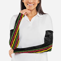 Hawaii Lei Kanaka Maoli Flag Arm Sleeves Tropical Vibes LT05 - Polynesian Pride