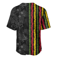 Hawaii Lei Kanaka Maoli Flag Baseball Jersey Tropical Vibes LT05 - Polynesian Pride