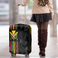 Hawaii Lei Kanaka Maoli Flag Luggage Cover Tropical Vibes LT05 - Polynesian Pride