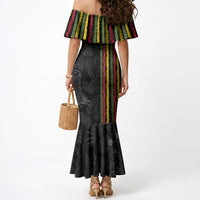 Hawaii Lei Kanaka Maoli Flag Mermaid Dress Tropical Vibes LT05 - Polynesian Pride