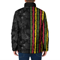 Hawaii Lei Kanaka Maoli Flag Padded Jacket Tropical Vibes LT05 - Polynesian Pride