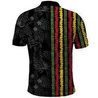 Hawaii Lei Kanaka Maoli Flag Polo Shirt Tropical Vibes LT05 - Polynesian Pride