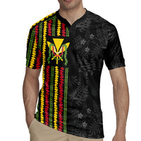 Hawaii Lei Kanaka Maoli Flag Rugby Jersey Tropical Vibes LT05 - Polynesian Pride