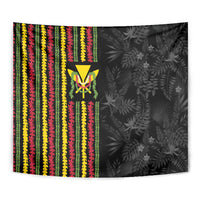 Hawaii Lei Kanaka Maoli Flag Tapestry Tropical Vibes LT05 - Polynesian Pride