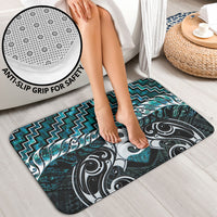New Zealand Maori Bathroom Set Poutama Pikorua - Single Twist Paua Shell