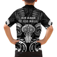 New Zealand Te Reo Maori Family Matching Long Sleeve Bodycon Dress and Hawaiian Shirt Korero Maori Ai Au LT05 - Polynesian Pride