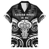 New Zealand Te Reo Maori Family Matching Off Shoulder Short Dress and Hawaiian Shirt Korero Maori Ai Au