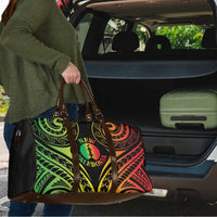 New Caledonia Day Travel Bag Polynesian Curves Reggae Color - Polynesian Pride