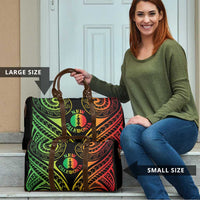 New Caledonia Day Travel Bag Polynesian Curves Reggae Color - Polynesian Pride