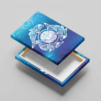 Marshall Islands Manit Day Canvas Wall Art Tribal Dolphin With Marshall Seal - Polynesian Pride