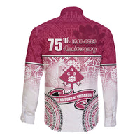 Adi Cakobau School Long Sleeve Button Shirt 75th Anniversary LT05 - Polynesian Pride