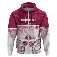 Personalized Adi Cakobau School Hoodie With Fijian Tapa Pattern LT05 - Polynesian Pride