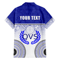 Personalized Queen Victoria School Hawaiian Shirt With Fijian Tapa Pattern LT05 - Polynesian Pride