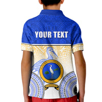 Personalized Ratu Kadavulevu School Kid Polo Shirt With Fijian Tapa Pattern LT05 - Polynesian Pride