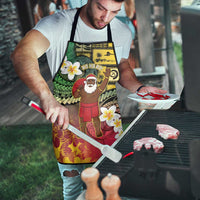 Vanuatu Christmas Apron Ni-Van Santa Retro Style - Polynesian Pride