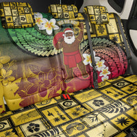 Vanuatu Christmas Back Car Seat Cover Ni-Van Santa Retro Style LT05 - Polynesian Pride