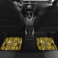 Vanuatu Christmas Car Mats Ni-Van Santa Retro Style LT05 Set 2pcs - Back Colorful - Polynesian Pride