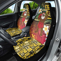 Vanuatu Christmas Car Seat Cover Ni-Van Santa Retro Style - Polynesian Pride