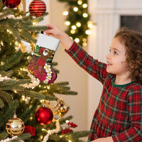 Vanuatu Christmas Stocking Ni-Van Santa Retro Style - Polynesian Pride