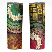 Vanuatu Christmas Skinny Tumbler Ni-Van Santa Retro Style LT05 Colorful - Polynesian Pride