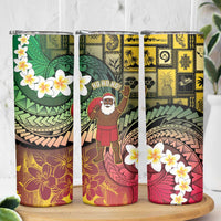 Vanuatu Christmas Skinny Tumbler Ni-Van Santa Retro Style LT05 - Polynesian Pride