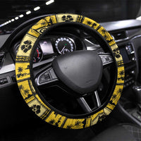 Vanuatu Christmas Steering Wheel Cover Ni-Van Santa Retro Style LT05 Universal Fit Colorful - Polynesian Pride