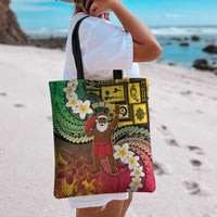 Vanuatu Christmas Tote Bag Ni-Van Santa Retro Style - Polynesian Pride