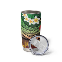 Vanuatu Christmas Tumbler Cup Ni-Van Santa Retro Style LT05 - Polynesian Pride