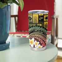 Vanuatu Christmas Tumbler Cup Ni-Van Santa Retro Style LT05 - Polynesian Pride