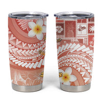 Hawaii Mele Kalikimaka Tumbler Cup Hula Santa Retro Style Red LT05 Red - Polynesian Pride