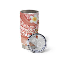 Hawaii Mele Kalikimaka Tumbler Cup Hula Santa Retro Style Red LT05 - Polynesian Pride