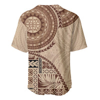 Samoa Siapo Pattern Simple Style Baseball Jersey LT05 - Polynesian Pride